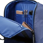 Rucksack aus recyceltem Polyester mit Laptopfach, 18 L farbe blau fünfte Detailansicht