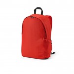 Laptop-Rucksack aus RPET mit Ripstop-Beschichtung, 15,6 Zoll farbe rot