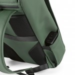 Rucksack aus Kunstleder mit gepolstertem Laptopfach, 20 L farbe grün dritte Detailansicht