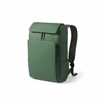 Rucksack aus Kunstleder mit gepolstertem Laptopfach, 20 L farbe grün