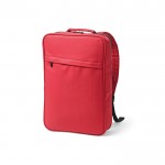 PC-Rucksack aus PU mit gepolstertem Rücken, 15,6 Zoll farbe bordeaux
