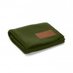 Ökologische RPET-Decke mit anpassbarem Patch, 180 g/m2 farbe militärgrün