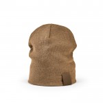 Mütze aus nachhaltigem RPET ideal für kalte Wintertage farbe camel