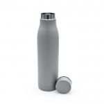 Flasche aus recyceltem Edelstahl mit Thermofunktion, 600 ml farbe silber zweite Ansicht