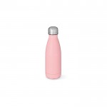 Flasche aus recyceltem Edelstahl mit mattem Finish, 400 ml farbe rosa