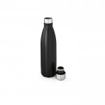 Flasche aus recyceltem Edelstahl mit mattem Finish, 400 ml farbe schwarz zweite Ansicht