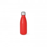 Flasche aus recyceltem Edelstahl mit mattem Finish, 400 ml farbe rot
