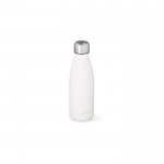 Flasche aus recyceltem Edelstahl mit mattem Finish, 400 ml farbe weiß