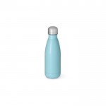Flasche aus recyceltem Edelstahl mit mattem Finish, 400 ml farbe hellblau