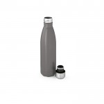 Auslaufsichere Flasche aus recyceltem Edelstahl, 1 L farbe grau zweite Ansicht
