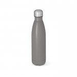 Auslaufsichere Flasche aus recyceltem Edelstahl, 1 L farbe grau