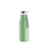 Flasche aus recyceltem Edelstahl in warmen Farben, 380 ml farbe pastelgrün