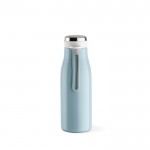 Flasche aus recyceltem Edelstahl in warmen Farben, 380 ml farbe pastellblau zweite Ansicht
