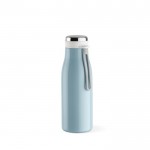 Flasche aus recyceltem Edelstahl in warmen Farben, 380 ml farbe pastellblau