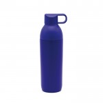 Flasche aus recyceltem Edelstahl mit doppelter Öffnung, 600 ml farbe köngisblau