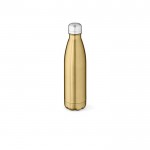 Glänzende Thermoflasche aus recyceltem Edelstahl, 400 ml farbe gold