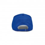 Cap aus recycelter Baumwolle mit Nackenverschluss, 280 g/m2 farbe blau Ansicht von hinten