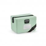 Kühlbox aus recyceltem Kunststoff mit Tragegurt, 12 L farbe pastelgrün