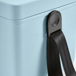 Kühlbox aus recyceltem Kunststoff mit Tragegurt, 12 L farbe pastellblau dritte Ansicht