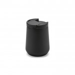 Thermobecher aus recyceltem Edelstahl, 350 ml farbe schwarz zweite Ansicht