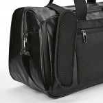 RPET-Sporttasche mit wasserabweisender Beschichtung farbe schwarz vierte Detailansicht