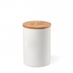 Keramikgefäß für die Küche mit Bambusdeckel, 900 ml Hauptansicht