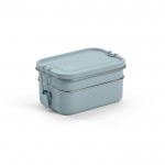 Doppelte Lunchbox aus recyceltem Edelstahl, 1,05 L farbe blau mamoriert