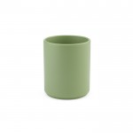 Keramikbecher mit mattem Finish ohne Henkel, 210 ml farbe grün mamoriert