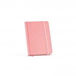 Notizbuch mit linierten Blättern aus Recyclingpapier, A6 farbe rosa
