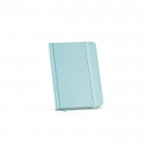 Notizbuch mit linierten Blättern aus Recyclingpapier, A6 farbe pastellblau