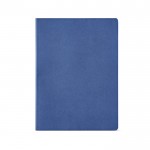 Notizbuch aus recyceltem Karton, linierte Blätter, A4 farbe köngisblau Ansicht von vorne