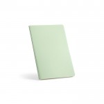 Notizbuch mit Einband aus recyceltem Karton, liniert, A5 farbe pastelgrün