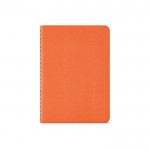 Notizbuch mit Einband aus recyceltem Karton, liniert, A6 farbe orange Ansicht von vorne