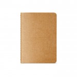 Notizbuch mit Einband aus recyceltem Karton, liniert, A6 farbe natürliche farbe Ansicht von vorne