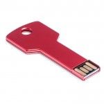USB.Stick 3.0 in Schlüsselform als Werbeartikel, Farbe rot