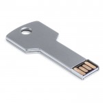 USB.Stick 3.0 in Schlüsselform als Werbeartikel, Farbe silber