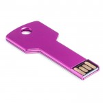 USB.Stick 3.0 in Schlüsselform als Werbeartikel, Farbe pink