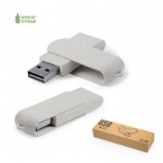 Nachhaltiger USB-Stick, drehbar mit Logo