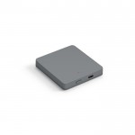 Magnetische Powerbank ideal für mobile Geräte, 5.000 mAh farbe silber