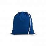 Ökologischer Rucksack aus recycelter Baumwolle, 140 g/m2 farbe köngisblau