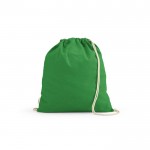 Ökologischer Rucksack aus recycelter Baumwolle, 140 g/m2 farbe hellgrün