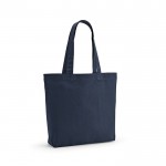 Einkaufstasche u.a. aus recycelter Baumwolle, 220 g/m2 farbe marineblau