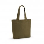 Einkaufstasche u.a. aus recycelter Baumwolle, 220 g/m2 farbe militärgrün