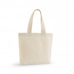 Einkaufstasche u.a. aus recycelter Baumwolle, 220 g/m2 farbe natürliche farbe