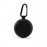 Kabelloser Lautsprecher mit bedruckbarem Gitter farbe schwarz dritte Ansicht
