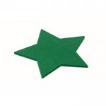 Untersetzer mit Logo in Sternform Farbe grün zweite Ansicht