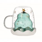 Tasse mit Weihnachtsbaumdesign Farbe Transparent zweite Ansicht