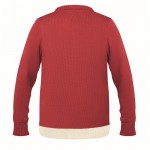 Großer Pullover für Weihnachten Farbe Rot erste Ansicht