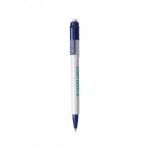 Kugelschreiber mit weißem Gehäuse und Jumbo-Füllung Farbe Hellblau erste Ansicht