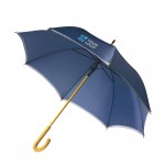 Schirm mit acht Paneelen aus Nylon 190T Ansicht mit Druckbereich